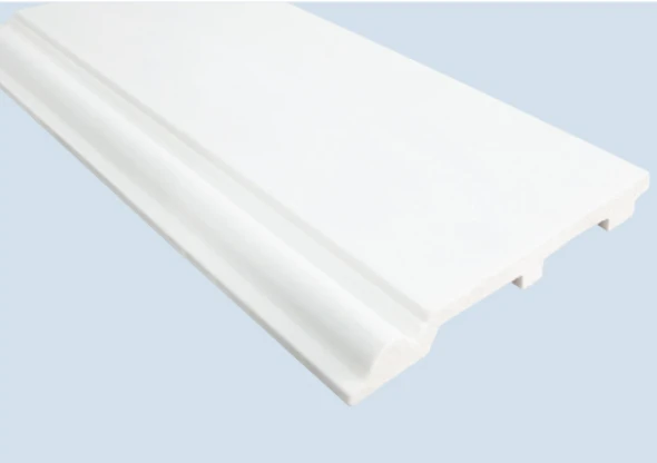 Modern Minimalist White PS Skirting Bord