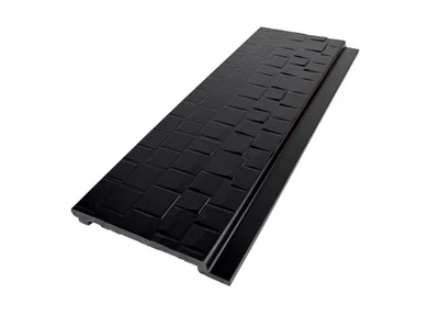 Modern Black Mosaic PS Wall Panel