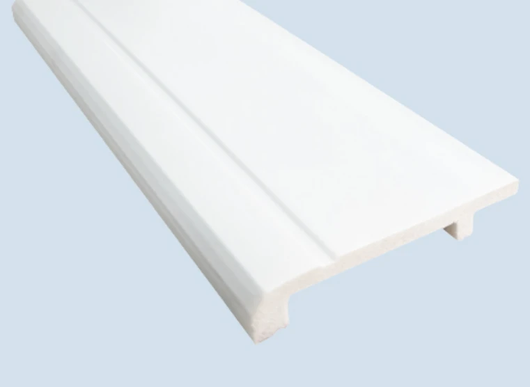 Wiċċ Lixx abjad PS Baseboard Molding